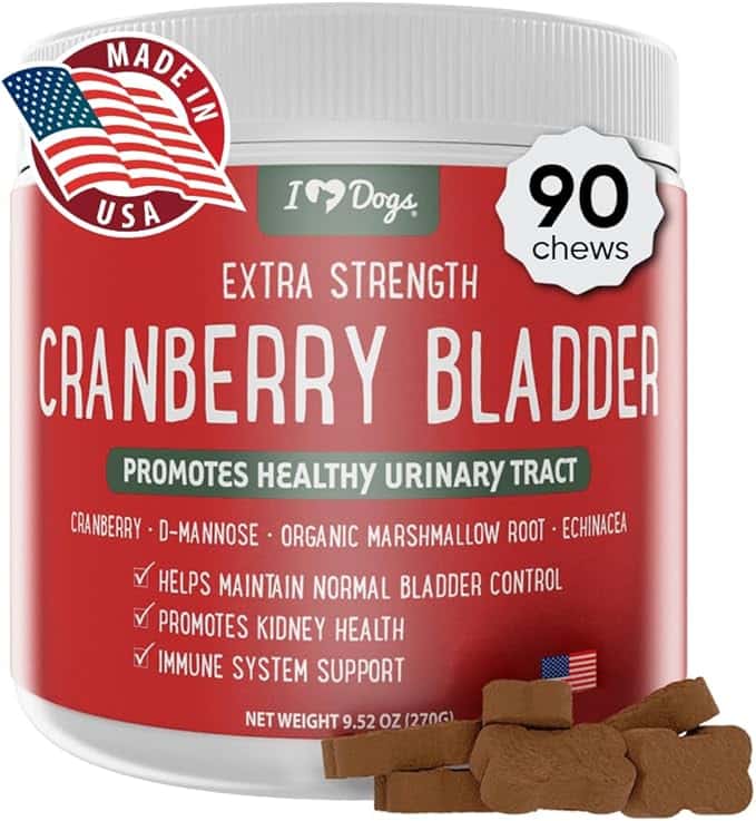 iHeartDogs Extra Strength Urinary, Bladder, & Kidney Support for Dogs