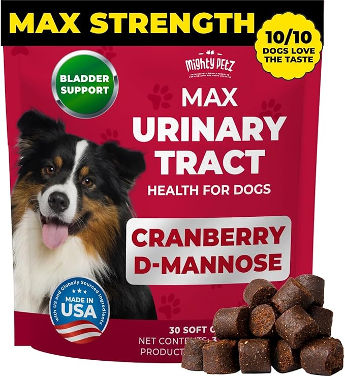 Mighty Petz MAX Cranberry for Dog UTI Treatment
