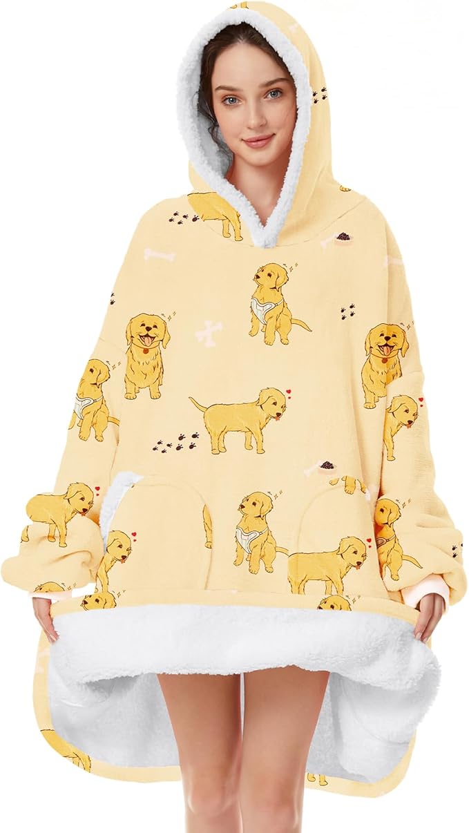 Wearable Dog Blanket Hoodie