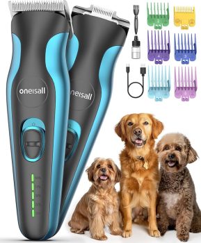 oneisall 2 in 1 Dog Clippers Grooming and Paw Trimmer