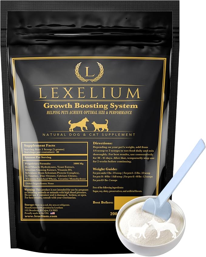 Weight Gainer Supplement for Dogs & Cats 