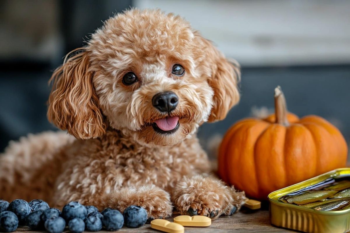 A single intelligent dog with a thoughtful expression that conveys cleverness, focus, and problem-solving confidence.