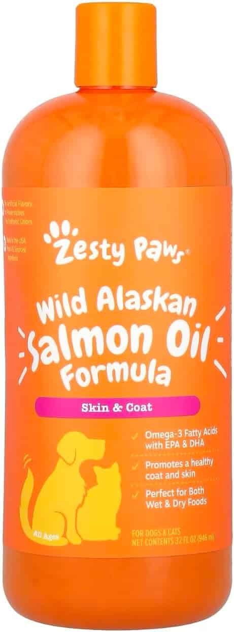Zesty Paws Wild Alaskan Salmon Oil for Dogs & Cats