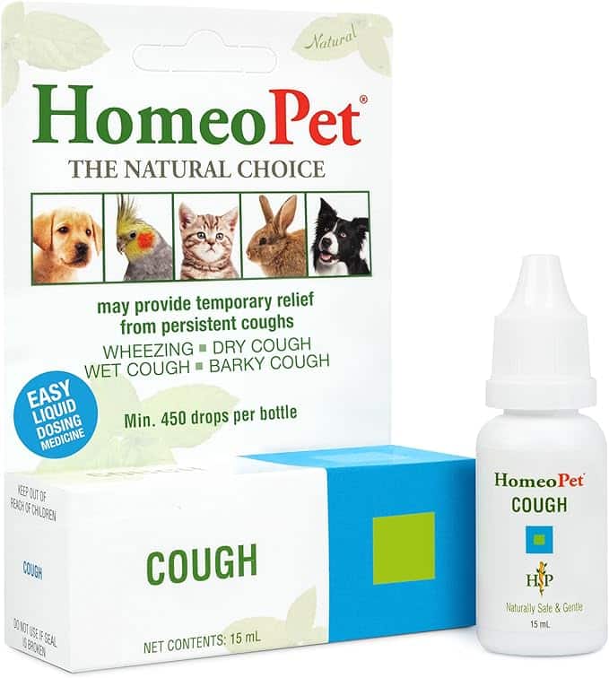 HomeoPet Cough, Safe and Natural Cough Supplement for Dogs
