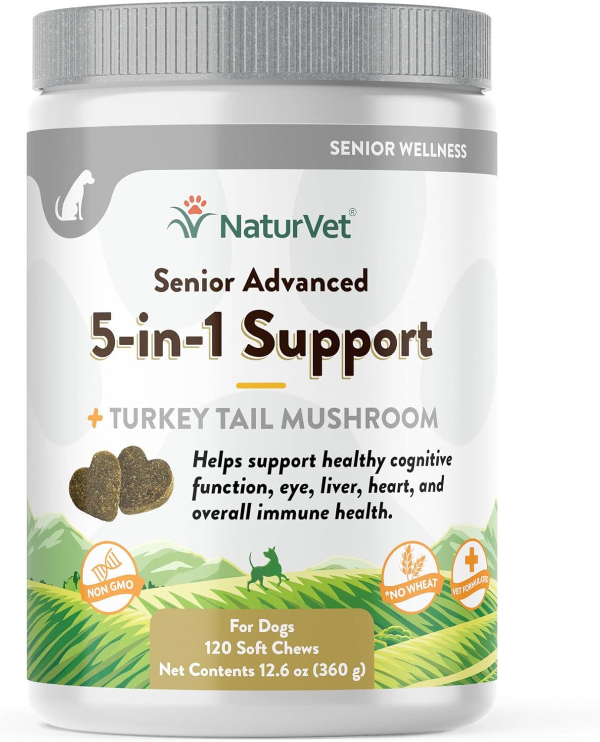 NaturVet Senior Advanced 5-in-1 Support Dog Supplement