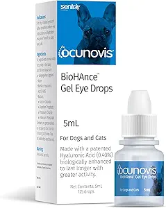 Sentrx Ocunovis Gel Eye Drops for Dogs