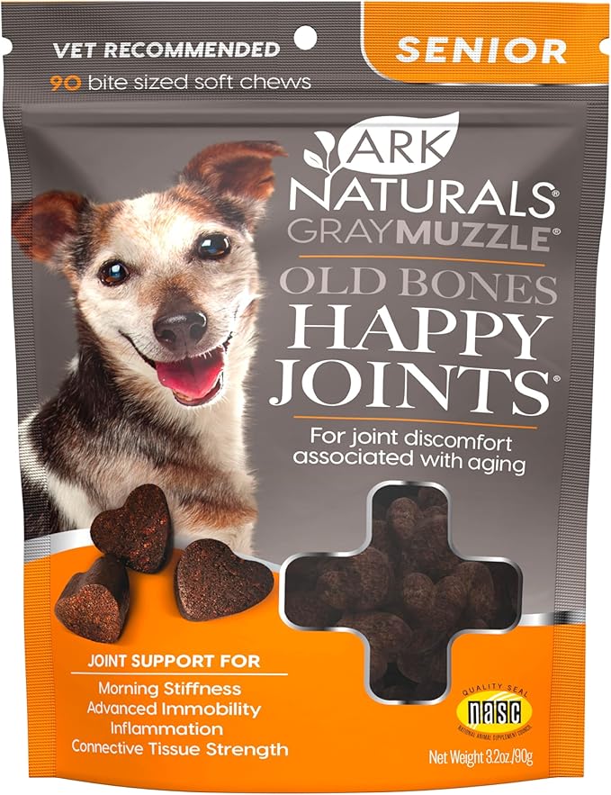 ARK NATURALS Gray Muzzle Old Dogs! Happy Joints! 