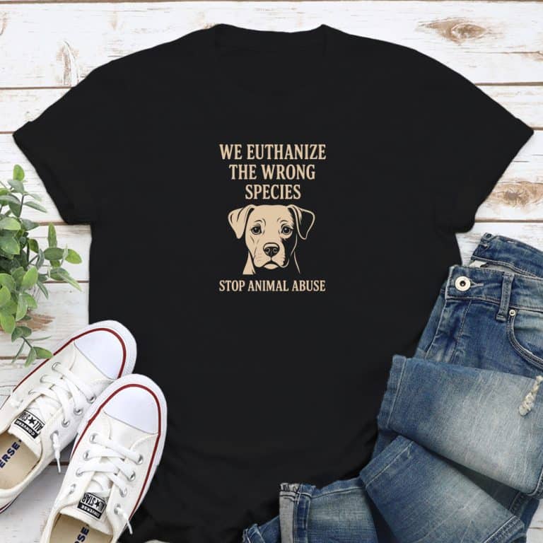 We Euthanize The Wrong Species Standard Tee Black