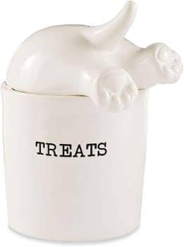 Mud Pie Dog Tail Treat Canister
