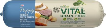 Freshpet Vital Grain Free Chicken, Beef, Salmon & Egg Fresh Puppy Food