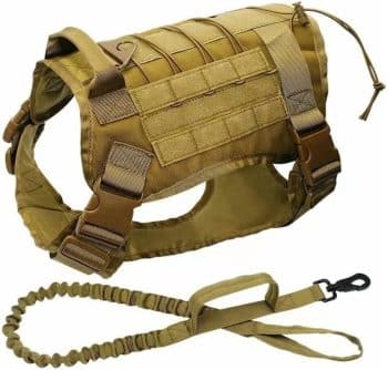 Premium Tactical Dog Harness, Military Dog Harness Patent Straps