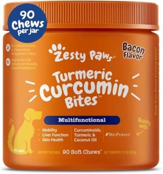 Zesty Paws Turmeric Curcumin for Dogs