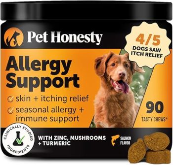 Dog Allergy & Itch Relief - Advanced Itch Supplement with Probiotics for Dogs