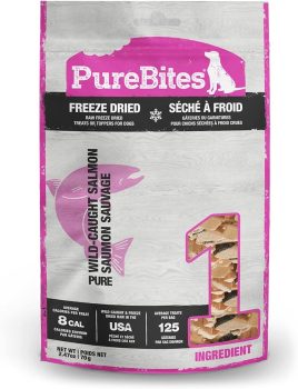 PureBites Freeze Dried Salmon Dog Treats