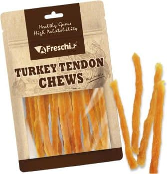 A Freschi srl® All-Natural Turkey Tendon for Dogs