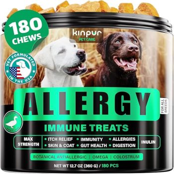 Natural Dog Allergy Chews for Dog Itch