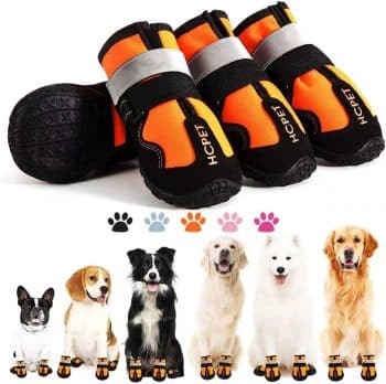 Hcpet Dog Boots, Dog Shoes for Large Dogs