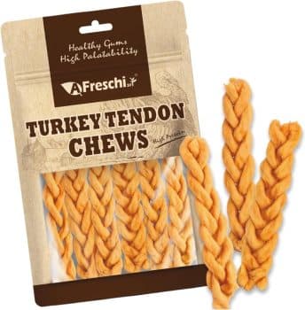 A Freschi srl® All-Natural Turkey Tendon for Dogs