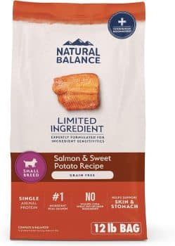 Natural Balance Limited Ingredient Grain Free Salmon & Sweet Potato Dry Dog Food