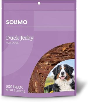 Amazon Brand - Solimo Duck Jerky Dog Treats