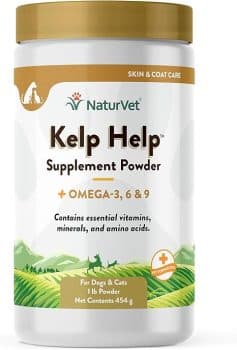 NaturVet Kelp Help Plus Omegas Skin and Coat Supplement