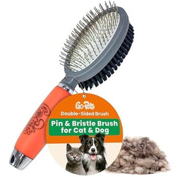 GoPets Double-Sided Pin & Bristle Brush