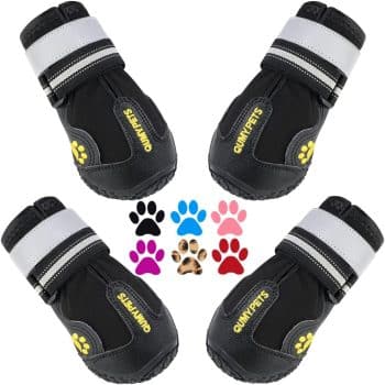QUMY Dog Shoes for Hot Pavement
