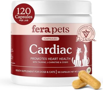 Fera Pets Cardiac Support - Cat & Dog Heart Supplement