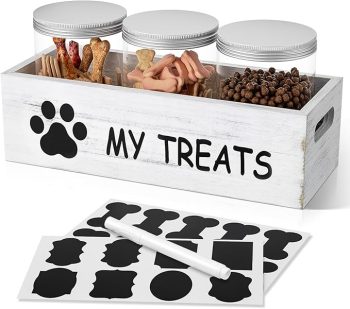 Dog Treat Container for Countertop