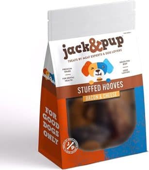 ack&Pup Filled Cow Hooves for Dogs