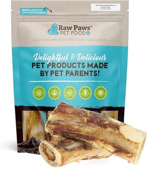 Raw Paws Smoked Beef Marrow Bones for Dogs 