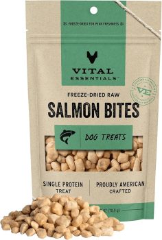 Vital Essentials Salmon Bites Dog Treats