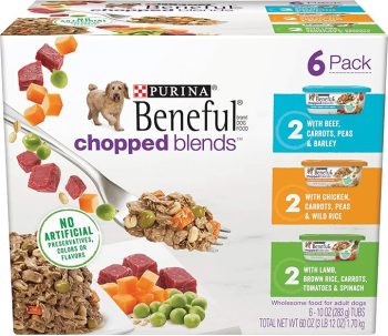 Purina Beneful Chopped Blends 6-Ready to Serve Tubs