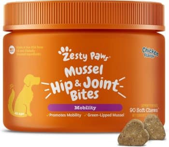  Zesty Paws Mussel Mobility Bites for Dogs