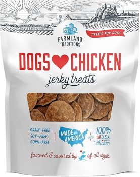 Farmland Traditions Dogs Love Chicken Jerky Dog Treats