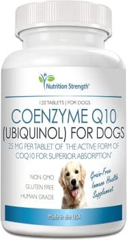 Coenzyme Q10 for Dogs Grain-Free Supplement