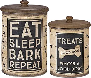 Primitives by Kathy Rustic Pet Tin Bins 