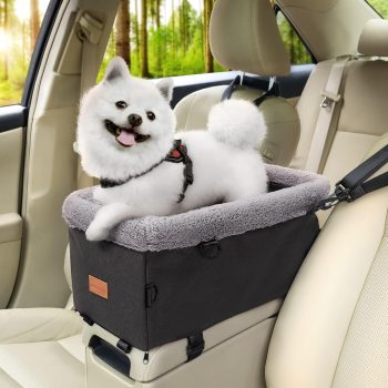 BurgeonNest Center Console Dog Car Seat for Small Dogs