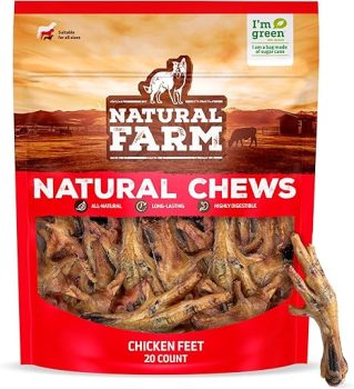 Natural Farm Nail-Free Chicken Feet Dog Treats
