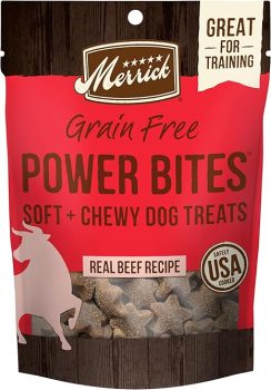 Merrick Power Bites Natural Soft And Chewy Real Meat Dog Treats