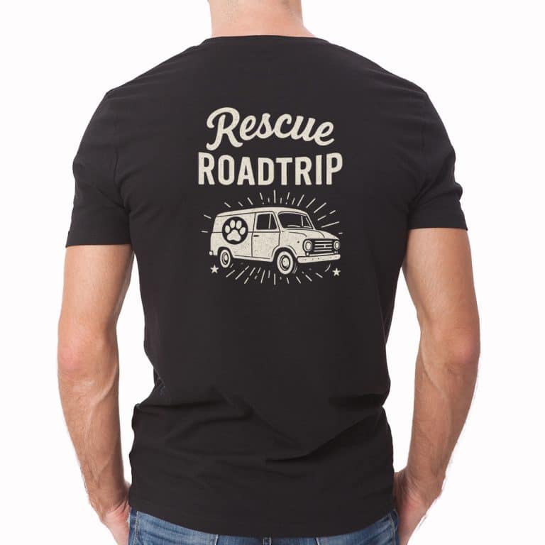 Rescue Road Trip Standard Tee Black