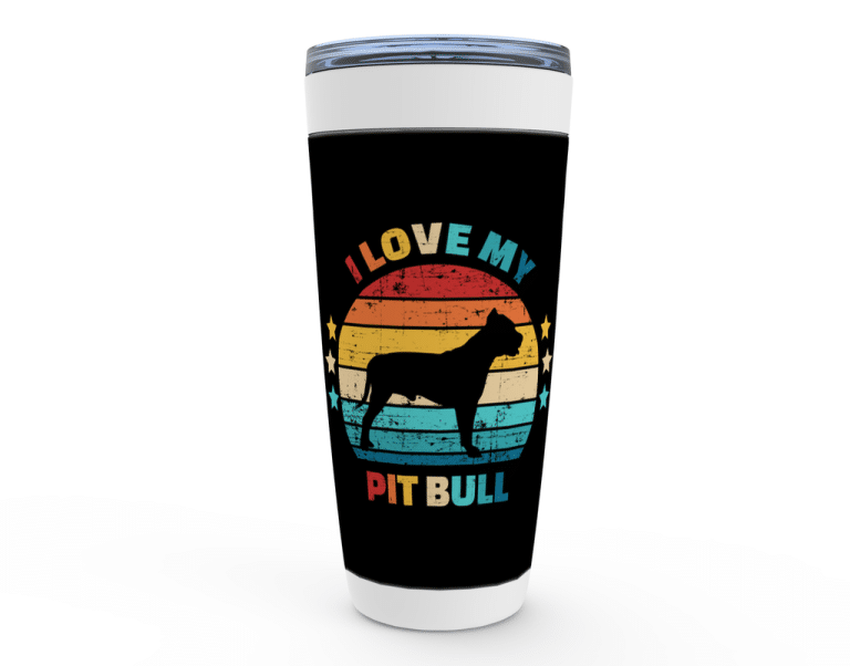 I Love My Pit Bull - Viking Tumbler 20oz