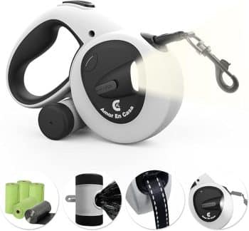 Retractable Dog Leash with LED Light