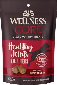 Wellness CORE Healthy Joints Crunchy Dog Treats – Beef