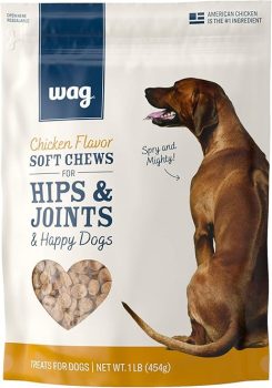 Wag Chicken Flavor Hip & Joint Training Treats for Dogs