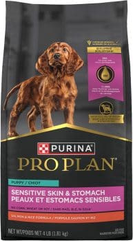 Purina Pro Plan Sensitive Skin and Stomach Dog Food Puppy Salmon and Rice Formula