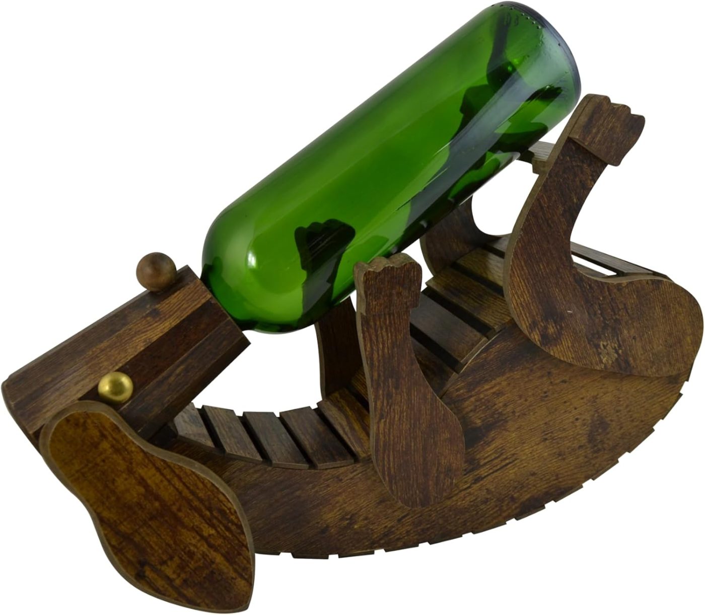 Dog Wooden Bottle Holder