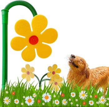 Fidesoni Crazy Daisy Sprinkler - 360° Rotating Dancing Crazy Daisy Water
