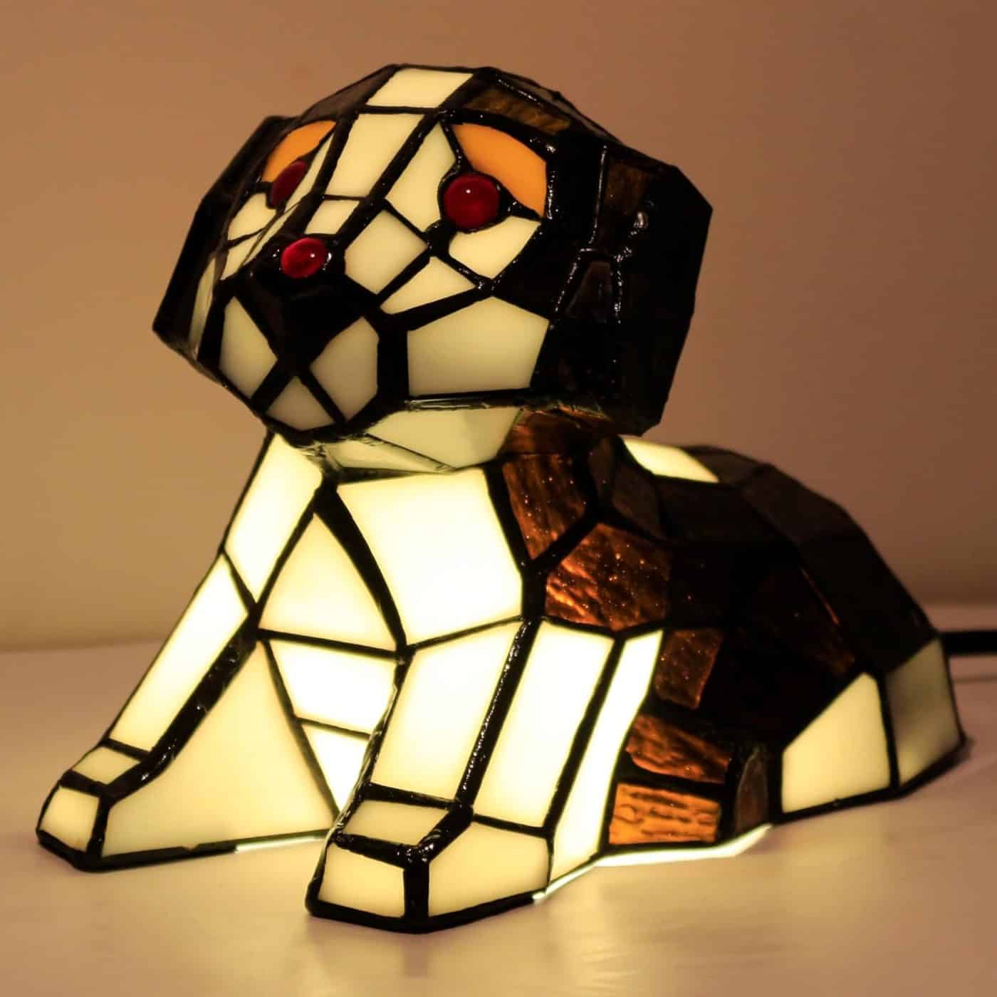 Lamp Stained Glass Animal Table Lamp