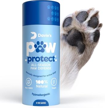 Davie's Dog Paw Balm - A Gentle Soother for Dogs, Our Lick Safe Dog Nose and Paw Balm Dogs Can Trust, All Breeds and Ages, Made in The USA 